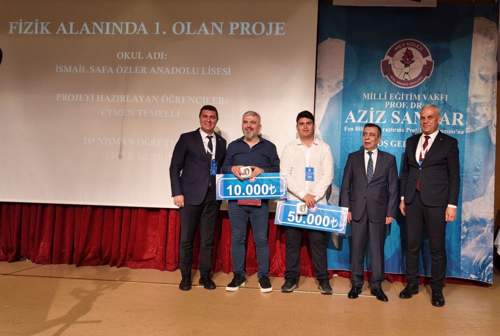 Fizik Dalı Birincilik Ödülü